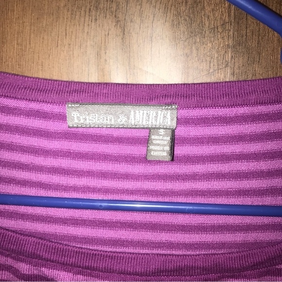 TRISTAN & America purple sweater - Picture 3 of 5